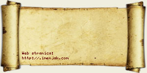 Una Strinić vizit kartica